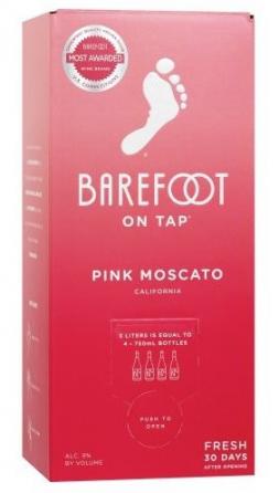 Barefoot on Tap - Pink Moscato NV (3L) (3L)