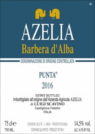 Azelia - Barbera d'Alba 'Punta' 2016 (750ml) (750ml)