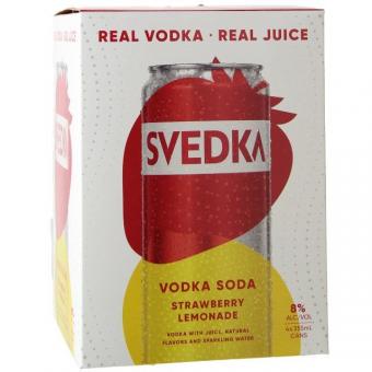 Svedka - Strawberry Lemonade Vodka Soda (355ml can) (355ml can)